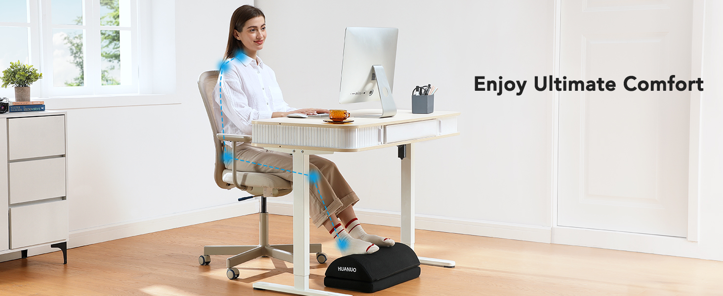 Footstool for under desk